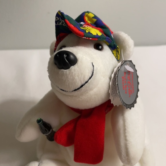 Vintage 90’s Coca Cola Plush Bean Bags Lot of 4 - Picture 11 of 16